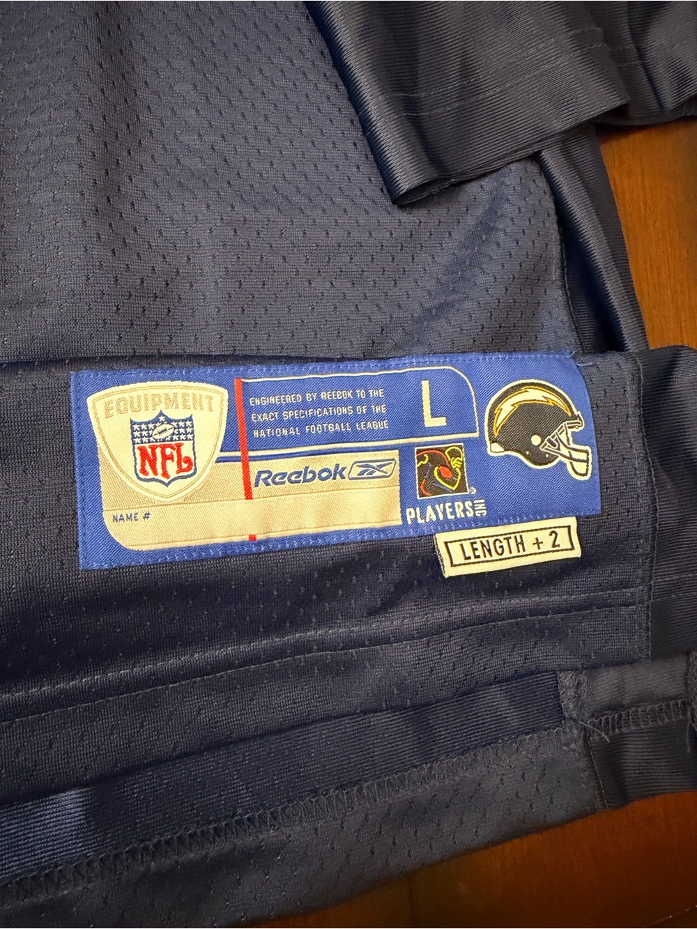 RARE authentic Reebok San Diego Chargers Drew Brees Rookie NFL Jersey - Picture 6 of 8